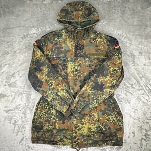 Vintage 90’s “GE” SCHARRER UNTERGRB German Army Fatigue Camo Jacket Size L